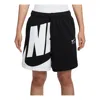 Nike (wmns)  Sportswear Air 6 Fleece Shorts (asia Sizing) 'black White'