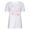 Nike (wmns)  Sportswear Air Printing Round Neck Casual Sports Short Sleeve White T-shirt