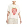 Nike (wmns)  Sportswear All Day Waffle Crew T-shirt 'beige' In White