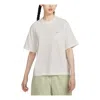Nike (wmns)  Sportswear Boxy T-shirt Asia Sizing 'sail' In Neutral