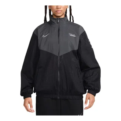 Nike (wmns)  Sportswear Breaking Windrunner Jacket Asia Sizing 'black Anthracite'