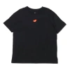 Nike (wmns)  Sportswear Casual Sports Round Neck Flaming Lips Short Sleeve Black T-shirt