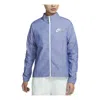 Nike (wmns)  Sportswear Casual Stand Collar Woven Sports Jacket Purple Light Purple In Blue