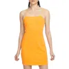 Nike (wmns)  Sportswear Chill Knit Tight Mini-rib Cami Dress 'yellow'