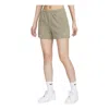 Nike (wmns)  Sportswear Chill Terry Mid-rise 10cm French Terry Shorts Asia Sizing 'light Army' In Neutral