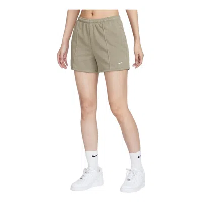 Nike (wmns)  Sportswear Chill Terry Mid-rise 10cm French Terry Shorts Asia Sizing 'light Army'