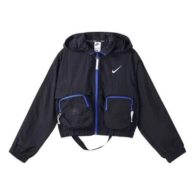 Nike (wmns)  Sportswear City Utility Woven Jacket 'black Blue'
