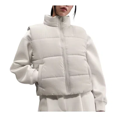 Nike (wmns)  Sportswear Classic Puffer Therma-fit Loose Vest 'light Bone White'