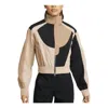 Nike (wmns)  Sportswear Collection Woven Jacket 'beige Black' In Multi