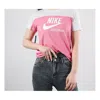 Nike (wmns)  Sportswear Colorblock Round Neck Breathable Short Sleeve 'pink Grey' In Multi