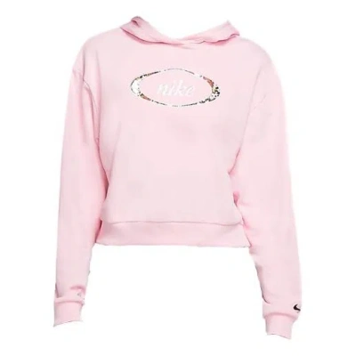 Nike (wmns)  Sportswear Crop Fleece Hoodie 'pink'