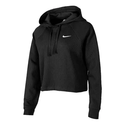 Nike (wmns)  Sportswear Cropped Hoodie 'black White'