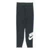 Nike (wmns)  Sportswear Essential Casual Sports High Waist Gym Yoga Leggings Black In Blue