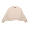 Nike (wmns)  Sportswear Essential Fleece Crew 'beige' In Pink