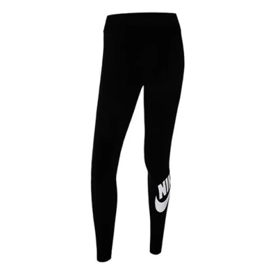 Nike (wmns)  Sportswear Essential High-waisted Logo Leggings 'black White'