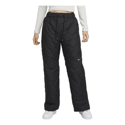 Nike (wmns)  Sportswear Essential High-waisted Quilted Waterproof Pants Asia Sizing 'black'