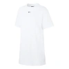 Nike (wmns)  Sportswear Essential Logo Embroidery Knitted Short Sleeve Dress White