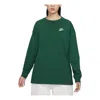 Nike (wmns)  Sportswear Essential Long Sleeve T-shirt Asia Sizing 'green'