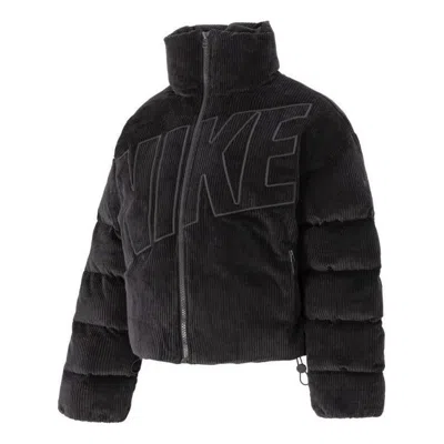 Nike (wmns)  Sportswear Essential Therma-fit Oversize Corduroy Down Jacket 'black'