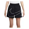 Nike (wmns)  Sportswear Essential Woven Shorts Asia Sizing 'black'