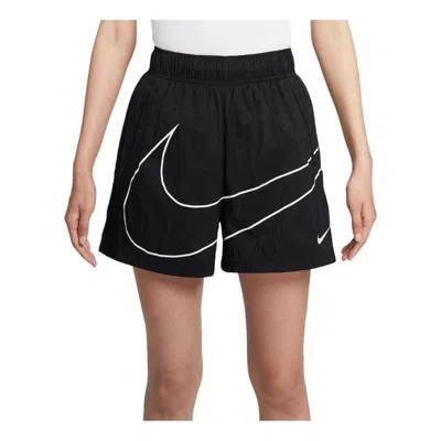 Nike (wmns)  Sportswear Essential Woven Shorts Asia Sizing 'black'