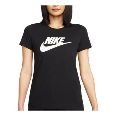 NIKE (WMNS) NIKE SPORTSWEAR ESSENTIALS LOGO T-SHIRT 'BLACK'