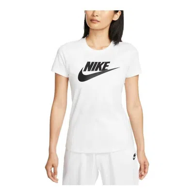 NIKE (WMNS) NIKE SPORTSWEAR ESSENTIALS LOGO T-SHIRT 'WHITE'