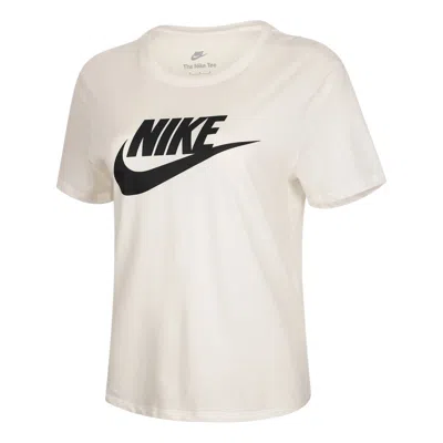 Nike (wmns)  Sportswear Essentials Logo T-shirt 'sail Black' In Multi