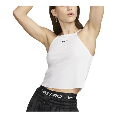 NIKE (WMNS) NIKE SPORTSWEAR ESSENTIALS RIBBED TANK 'WHITE'
