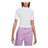 Nike (wmns)  Sportswear Essentials Ribbed Turtleneck Short Sleeve Top 'white'