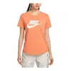 Nike (wmns)  Sportswear Essentials T-shirt Asia Sizing 'orange' In Pattern