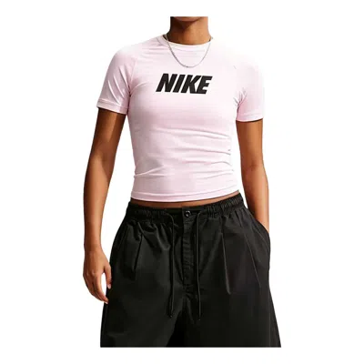 Nike (wmns)  Sportswear Fitted T-shirt 'pink Foam Sail'