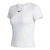 Nike (wmns)  Sportswear Icn Clsh Cap Slv Ss T-shirts 'white' In Multi
