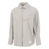 Nike (wmns)  Sportswear Icn Clsh Wvn Ls Top Long Sleeved Shirt Grey Gray