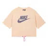 Nike (wmns)  Sportswear Icon Clas Logo 'tan' In Pink