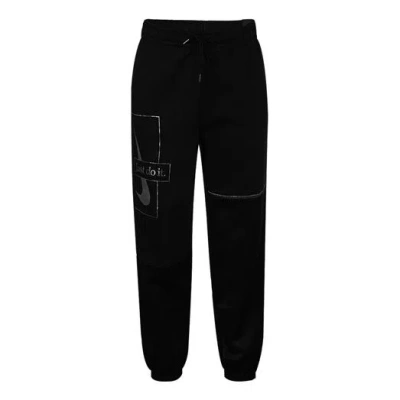 Nike (wmns)  Sportswear Icon Clash Casual Loose Bundle Feet Sports Pants/trousers/joggers Black