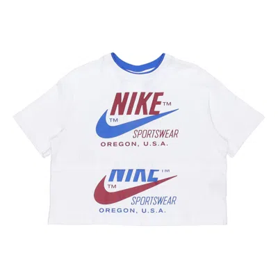 NIKE (WMNS) NIKE SPORTSWEAR ICON CLASH LOGO PRINTING WHITE
