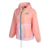 Nike (wmns)  Sportswear Icon Clash Pattern Embroidered Contrasting Colors Light Woven Hooded Jacket D In Orange
