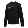 Nike (wmns)  Sportswear Icon Clash Zebra Printing Pattern Sports Round Neck Long Sleeves Black Hoodie