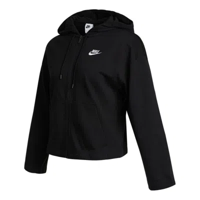 Nike (wmns)  Sportswear Jsy Fz Hoodie Jacket Black