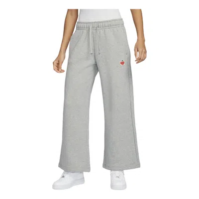 Nike (wmns)  Sportswear Knit Pants Asia Sizing 'dark Grey Heather' In Gray