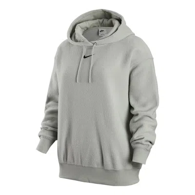 Nike (wmns)  Sportswear Logo Hoodie 'grey' In Gray