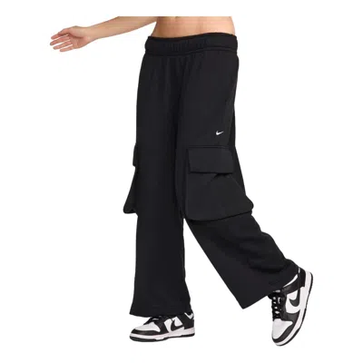 Nike (wmns)  Sportswear Low Rise Oversized French Terry Pants Asia Sizing 'black'