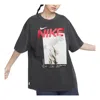 Nike (wmns)  Sportswear Oversized Graphic T-shirt Asia Sizing 'washed Black'