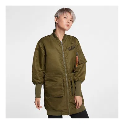 Nike (wmns)  Sportswear Parka Inslatd Ma1 In Green
