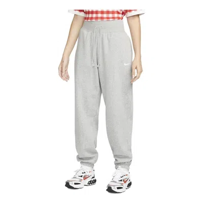 NIKE (WMNS) NIKE SPORTSWEAR PHOENIX FLEECE HIGH-WAISTED OVERSIZED TRACKSUIT BOTTOMS 'GREY'