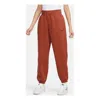 Nike (wmns)  Sportswear Phoenix Fleece High-waisted Oversized Tracksuit Bottoms 'rugged Orange' In Brown