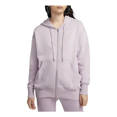 Nike (wmns)  Sportswear Phoenix Fleece Jacket 'lilac' In Purple
