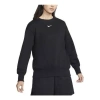 Nike (wmns)  Sportswear Phoenix Fleece Wide Fit Crew Neck Sweatshirt 'black'