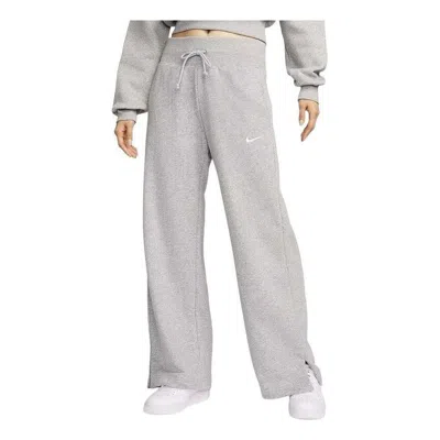 Nike (wmns)  Sportswear Phoenix Sweatpants 'dark Grey Heather' In Gray